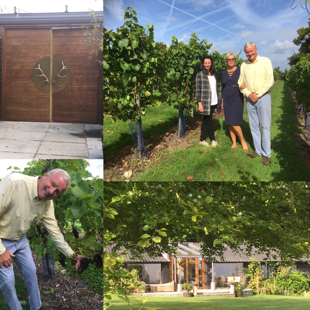 Thanks to Bruce &amp; Sibylla Tindale <a href="/HighClandon/">High Clandon</a> - award-winning wines and location! <a href="/PlanetVictoria/">Victoria Moore</a>