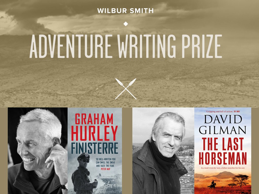 HoZ_Books's tweet photo. Two HoZ authors make up a third of the Wilbur Smith Adventure Writing Prize 2017. Fingers crossed for @davidgilmanuk and @Seasidepicture https://t.co/b6dgmg9drv