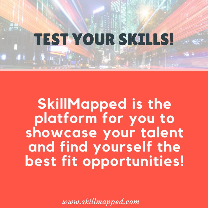 skillmapped's tweet photo. #SkillMapped is the platform for you to showcase your #talent and find yourself the best fit #opportunities!
https://t.co/cQa6V9kNHn https://t.co/SPVY3QNJLf
