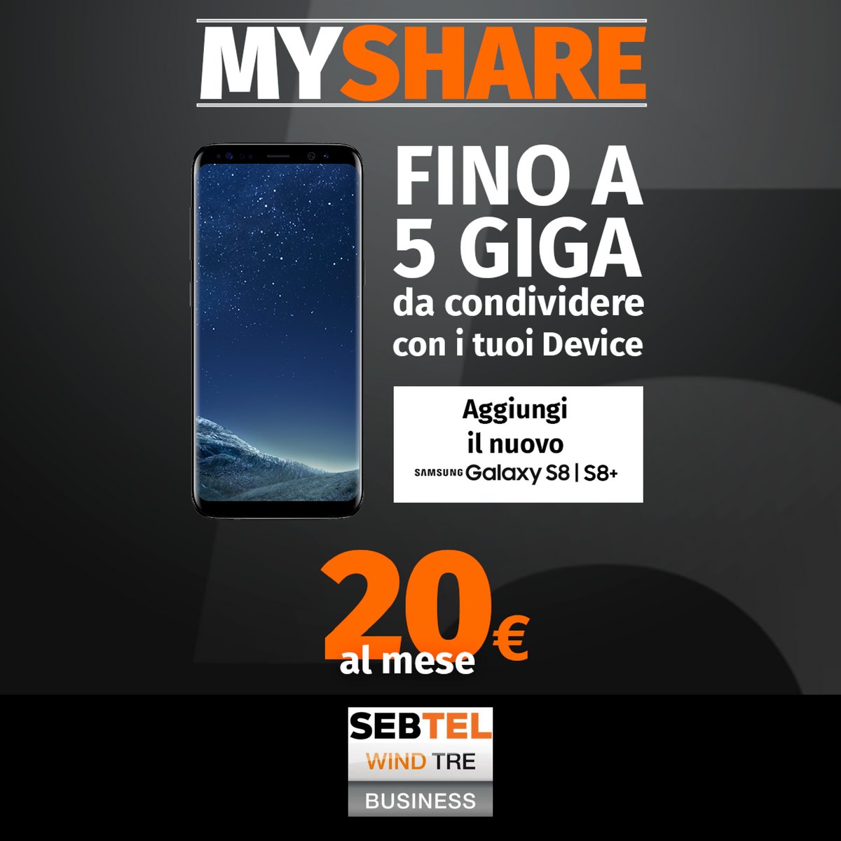 Sebtel_'s tweet photo. #MyShare di #WindTreBusiness per #manager e #professionisti che utilizzano più device per lavorare - https://t.co/W1kWpxlqNQ
#sebtel https://t.co/JUo4zITqyh