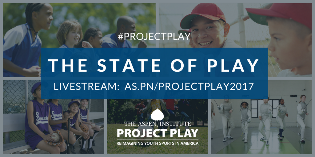Can’t make it to #ProjectPlay Summit today? Watch our livestream for featured content: aspeninstitute.org/events/2017-pr…