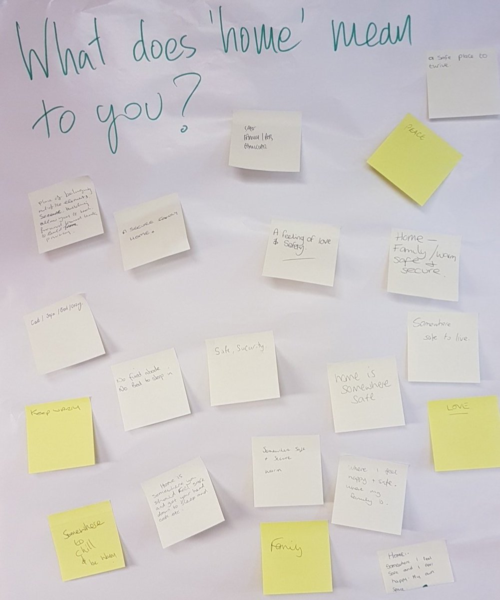 I'm in Doncaster today, working with homeless people on <a href="/crisis_uk/">Crisis</a>'s #PlanToEndHomelessness. Here's what home means:
