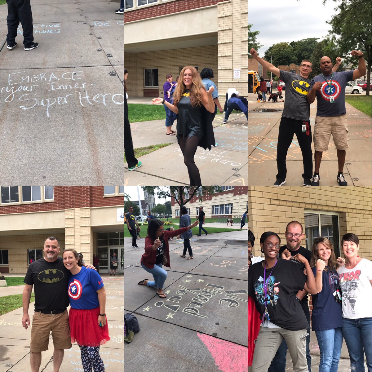 WFA_IB's tweet photo. @RCSDNYS Teachers at Wilson Foundation  writing welcoming messages for students to read on the first day of school. https://t.co/pM2Bo7IY6W
