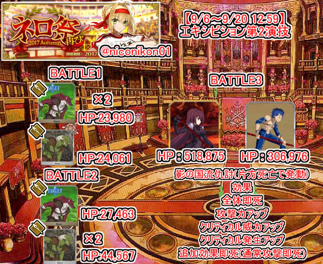 Kon Fgo Fgoイベント ネロ祭再び 17 Autumn 予選9 9 23 59まで 効率がいい所まとめました 赤枠で囲んでいる所がそのアイテムの効率がいい場所です メダルは花びら礼装つけて周るといいよ メダルは Kon Fgo Fgoイベント ネロ祭再び 17 Autumn 予選9 9 23 59まで 効率がいい所まとめました 赤枠で囲んでいる所がそのアイテムの効率がいい場所です メダルは花びら礼装つけて周るといいよ メダルは