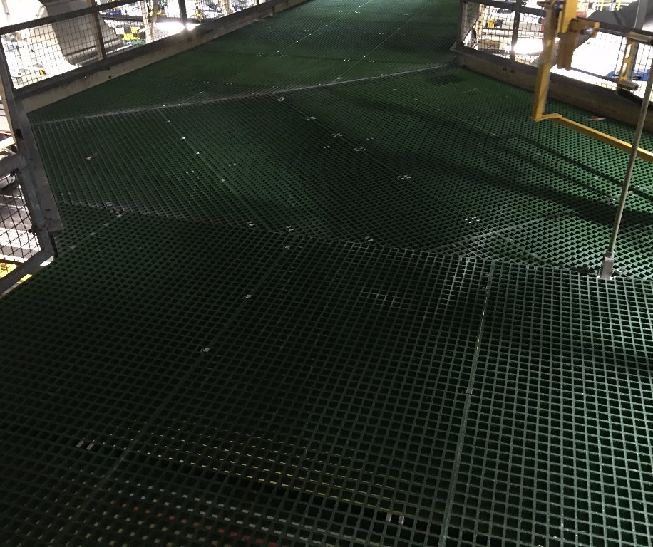 grpgrating's tweet image. A bespoke GRP Grating solution we did at an automotive garage to enable safe access around their workshop.

#Construction #Safety #Grating