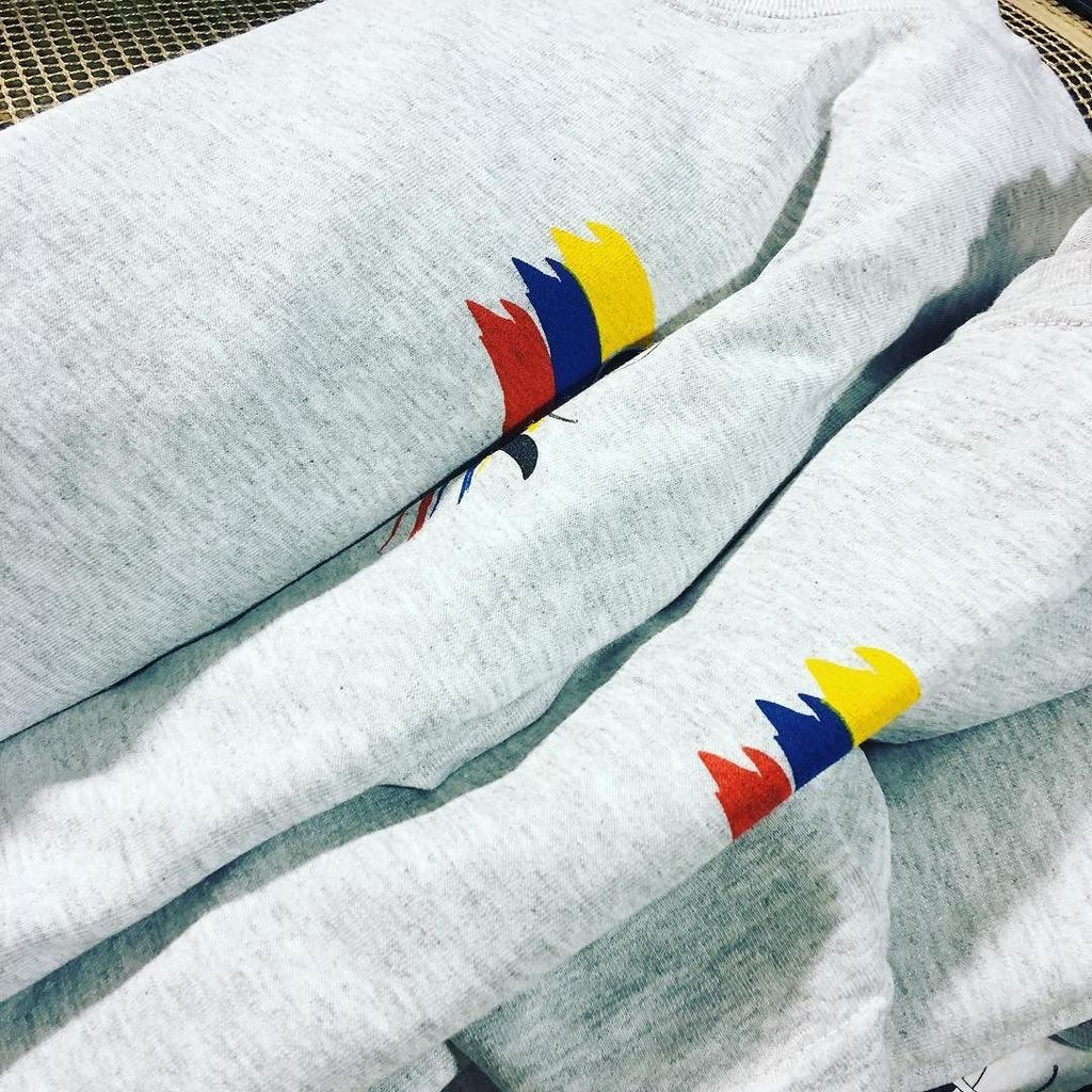 christina_klem's tweet photo. Early morning #chest #prints before #irmageddon hits #4color #blendtees #screenprint #screenprinting #staugustine … https://t.co/Mm7razkG7A https://t.co/5OotmNiyxC