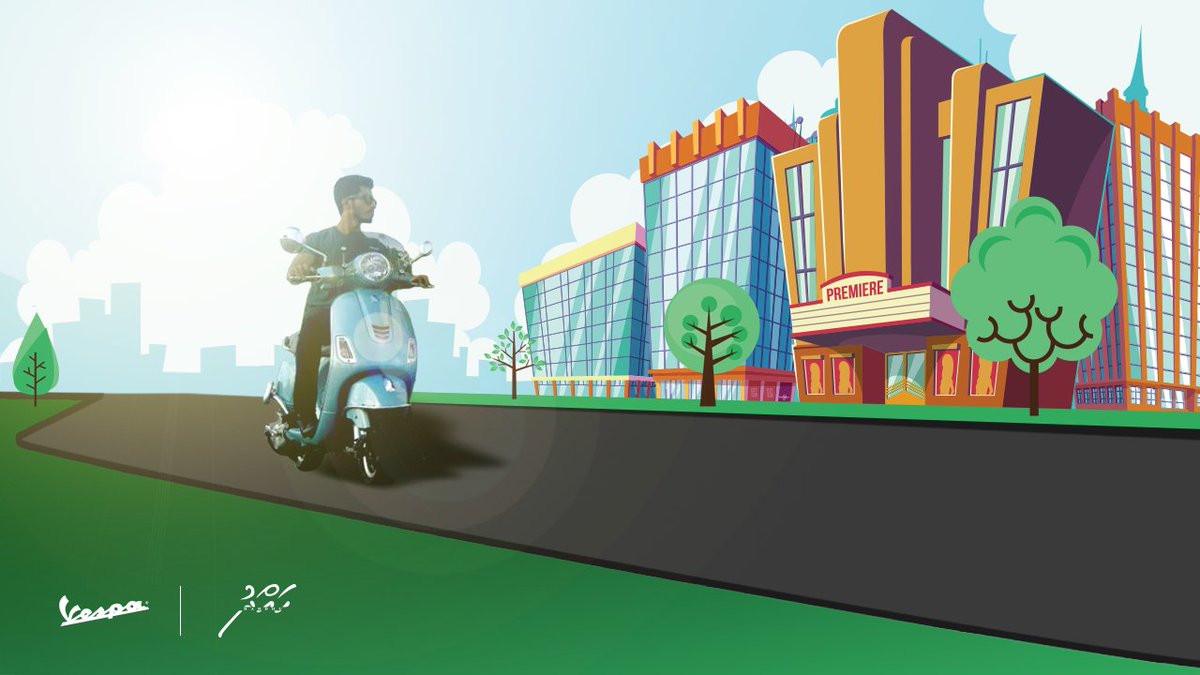 Spot the #Vespa on "Hahdhu" movie. Premiering tonight!