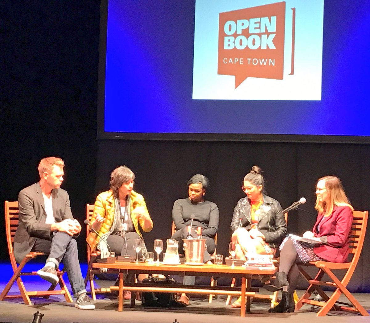 HeddaInSA's tweet photo. "The balance between horror & wonder is what kept me going" @MarianneThamm on her journalism in The Media Moment #OBF17 https://t.co/4tDPrsIp9i