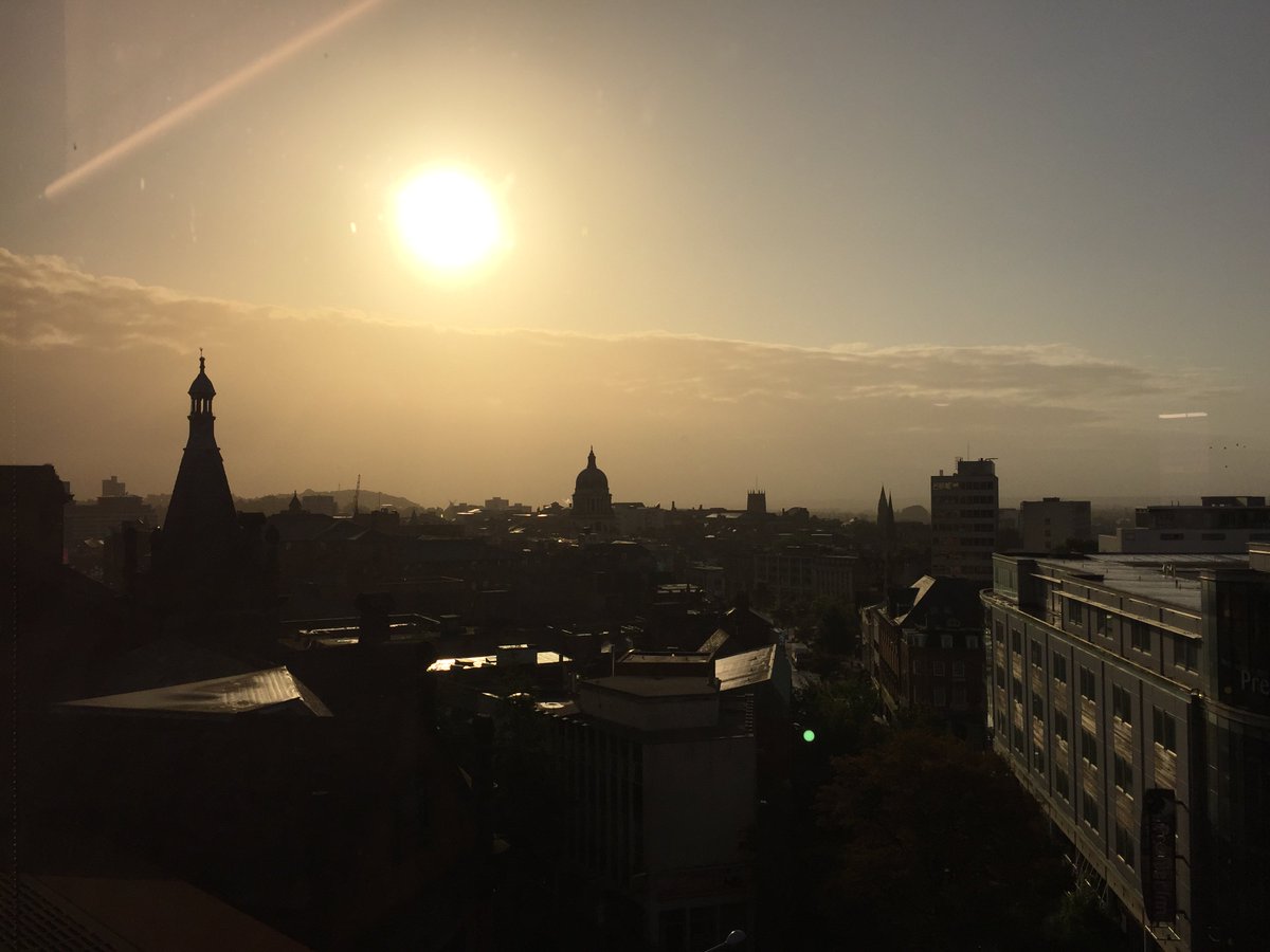 regus_ncc's tweet photo. Don't get view envy and join @regus_ncc #view #Nottingham #morningsun #Skyline #officewithaview https://t.co/lJ9bUNInLN