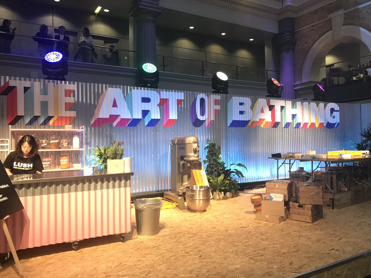 We had the best time at the Lush Creative Showcase. Who is excited to get their hands on all things naked?! #lushmeadowhall