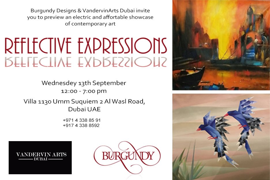 ART &amp; FURNITURE EXIBITION, A complete Reflective Expression at Burgundy Designs !!
☎ +971-50-5586065
Tel: +971-4-338 8591