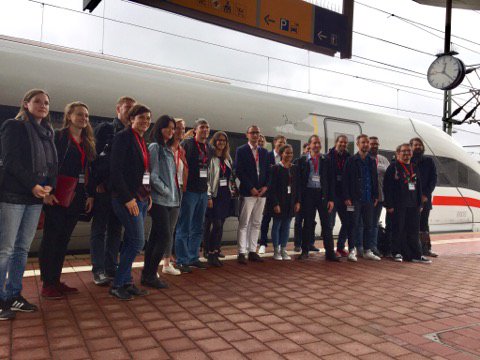 DB_Bahn's tweet photo. Der #NewWorkTrain ist in Kassel angekommen. Einen Überblick zur Veranstaltung gibt es dank #GraphicRecording in Kürze bei Facebook. #ICE4 https://t.co/6lKjVunTzx