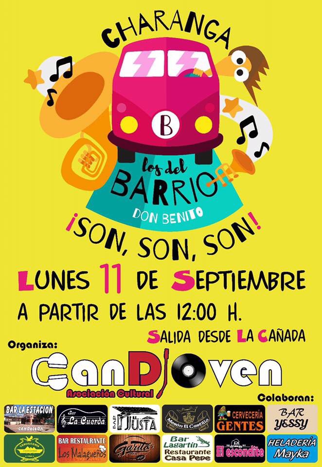 CHARANGA! Lunes de Fiestas, 11 de Septiembre, de 12 a 19h! Organiza <a href="/candjovenac/">Candjoven A.C</a> #Candeleda #Fiestas2017 #LunesDeFiestas
