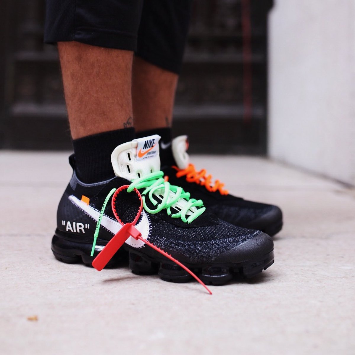 Vapormax Off White Black On Feet Cheap Online