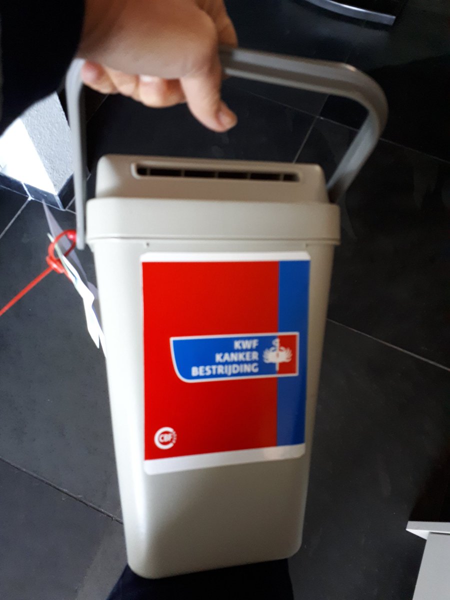 Straks mijn rondje maken.
Collectant gemist?
Via kwf.nl/collecte kun je ook doneren. Of sms GIFT naar 4333 en doneer  €3,=
#KWF #dtv