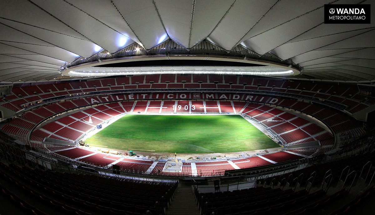 _BeFootball's tweet photo. Voici les premières photos du Wanda Metropolitano, nouveau stade de l'Atletico Madrid !

📷 @Atleti https://t.co/vSBvxV5ZeC
