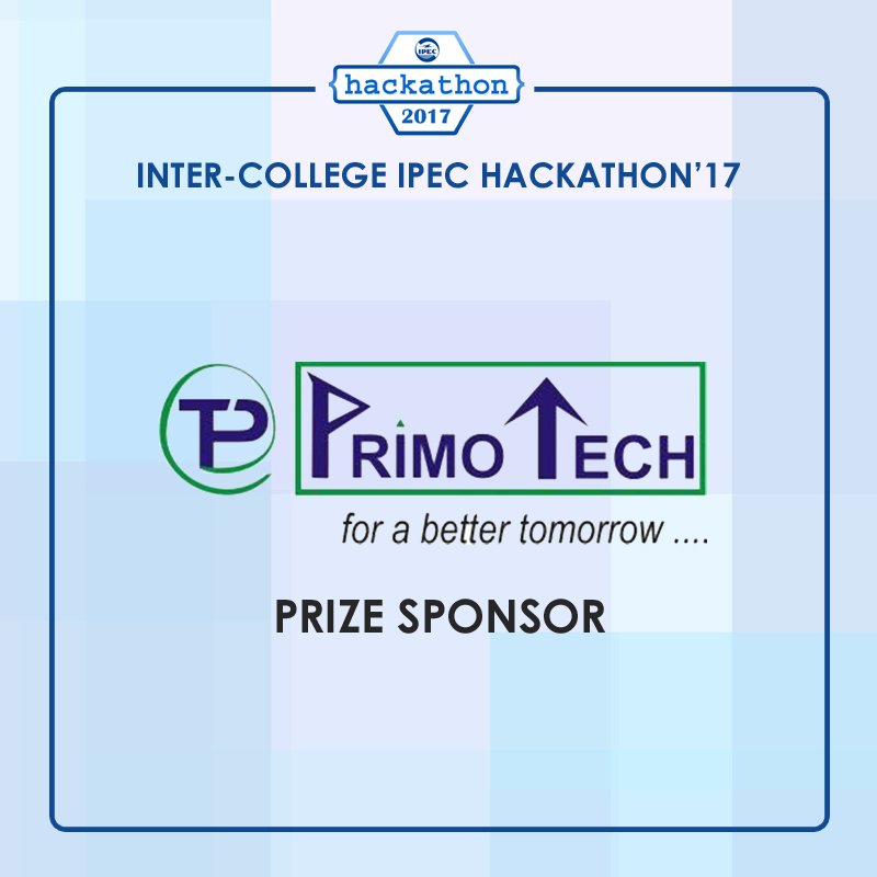 ipectechathlon's tweet photo. (2/2)
Sponsers for the Inter-college IPEC Hackathon 2017.

#ipechackathon17 https://t.co/Arna2ZB42p
