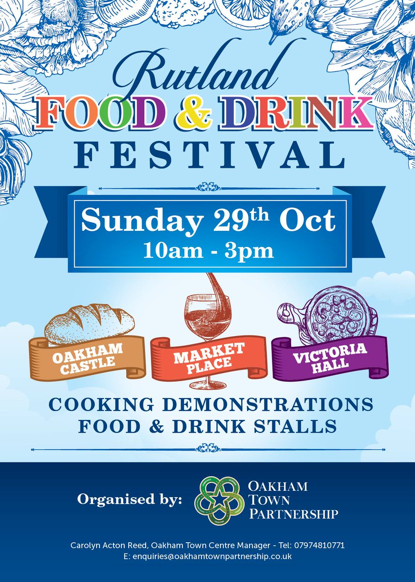 So much interest in our Rutland Food &amp; Drink Festival! Please let me know if you would like a stall. #Foodfestiva #Rutland #Oakham
