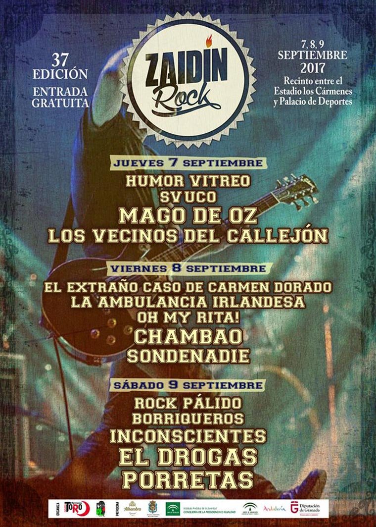 Urban_CRG's tweet photo. ¡Ya está aquí el #ZaidínRock 2017! Y mañana hay conciertazo de @MAGODEOZOFIC más @vecinoscallejon  @SvucoBand y @Humorvitreo https://t.co/26DRvJdnZg