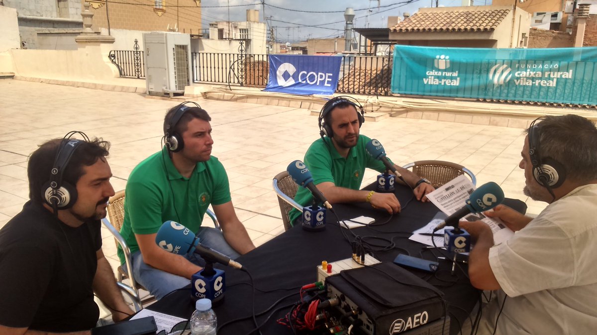 copecastellon's tweet photo. Más invitados con @RaulPuchol en el especial de COPE Más Castellón de #MDG2017 desde @FUNDACIOCRV https://t.co/wCoRJPwnlr