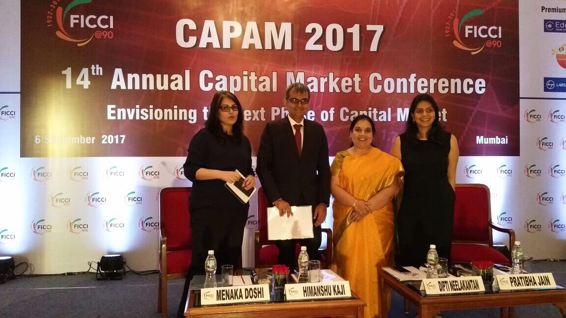 EdelweissFin's tweet photo. Himanshu Kaji speaking at a panel discussion on easing regulatory barriers to investment @ficci_India #CAPAM2017 https://t.co/efKud5eiax