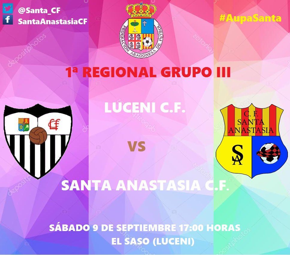 🏆 Primera Regional Grupo III
⚽ Jornada 2
🆚 <a href="/CFLuceni/">CF Luceni</a>
📆 09-09-2017 (Sábado)
🕔 17:00
🏟 El Saso (Luceni)
📊1º vs 5º