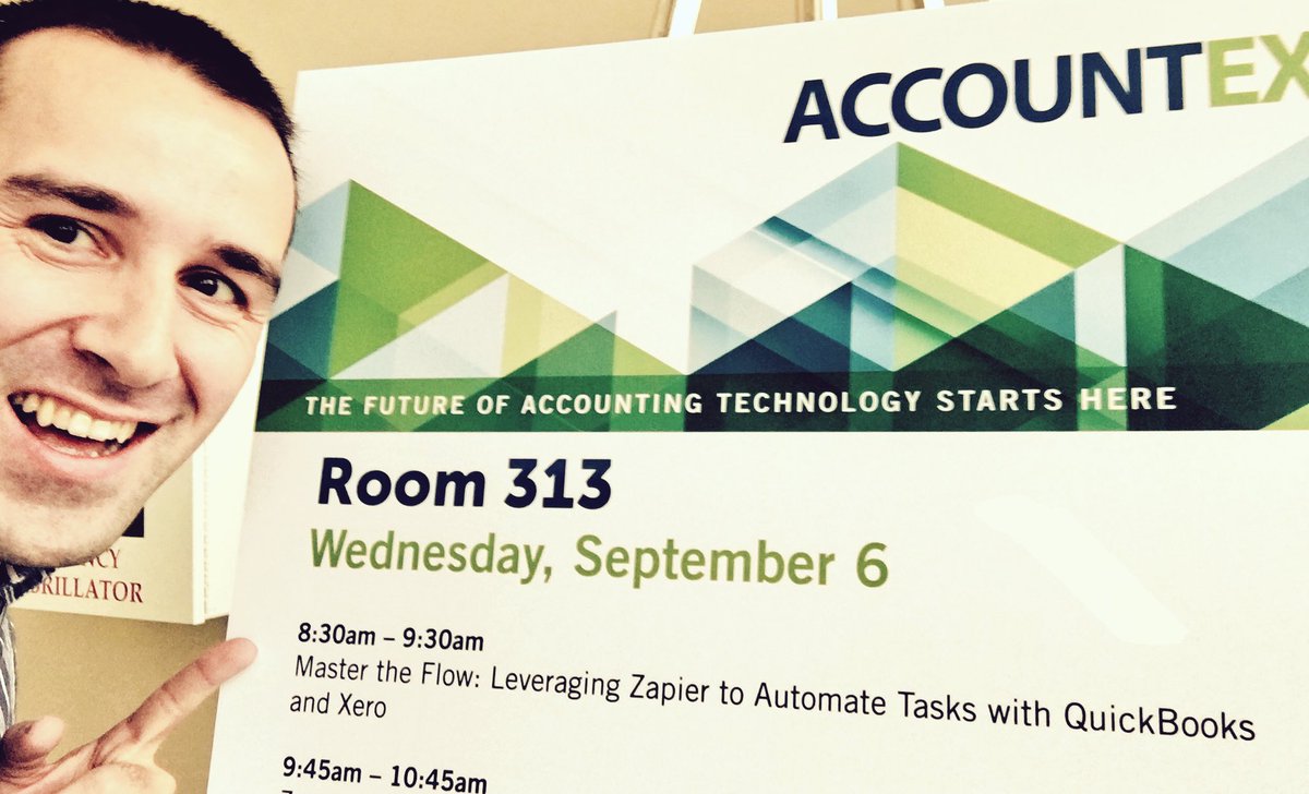 matheggem's tweet image. Getting ready the break it down @AccountexUSA w/ @zapier @QuickBooks @xero #ZeroDataEntry #AccountexUSA