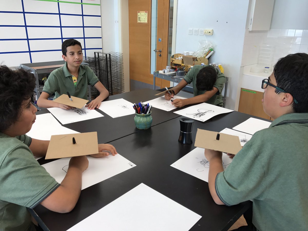HMMeinen's tweet photo. #blindcontourlinedrawing #grade7art #rvis_art #RVISionaries https://t.co/xBHcrpShc3