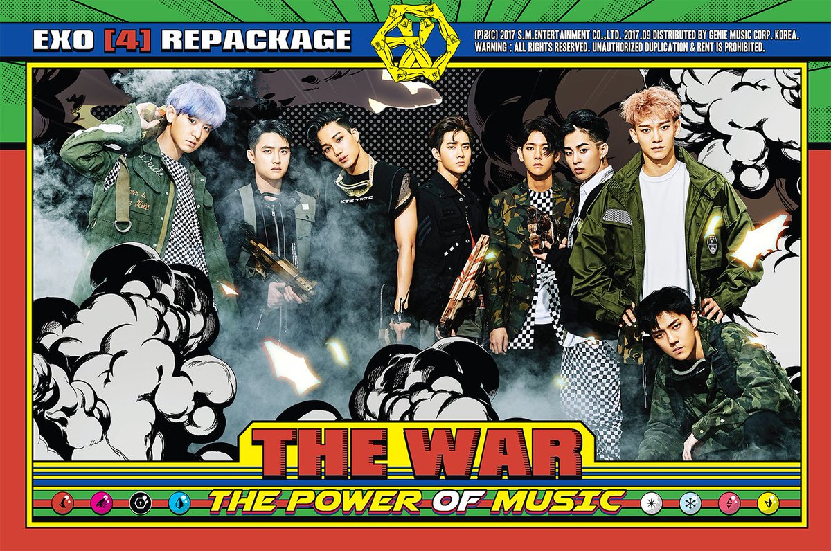 #엑소 정규 4집 리패키지 ‘#TheWar: #ThePowerofMusic’
💿국내 음반 차트 일간 1위
💿아이튠즈 종합 앨범 차트 전 세계 33개 지역 1위
💿아이튠즈 종합 앨범 차트 전 세계 53개 지역 TOP10 랭크

#EXO #Power