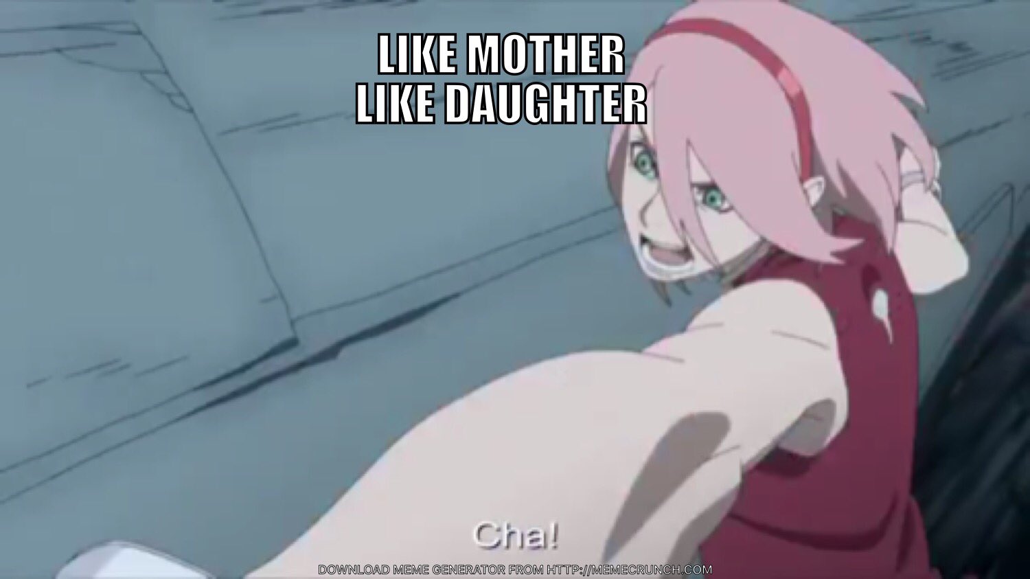 Bell Cranel Sur Twitter My New Original Animememe Meme Anime Boruto Like Mom Dad Sakura Sasuke Sasukeuchiha Like Daughter Sarada Saradauchiha T Co 0s3pilwkid Twitter