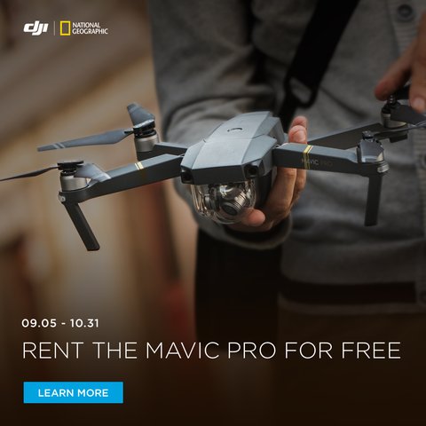 Want to try before you buy? Sign up now for a chance to rent Mavic Pro for free from #DJI: bit.ly/RentMyMavic