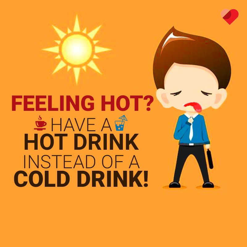 GetKyored's tweet photo. Hot drinks trigger sweat response that cools the body down faster.
#ColdDrinks #Drinking #Summer #BodyFacts #Getkyored https://t.co/48NtXqB211