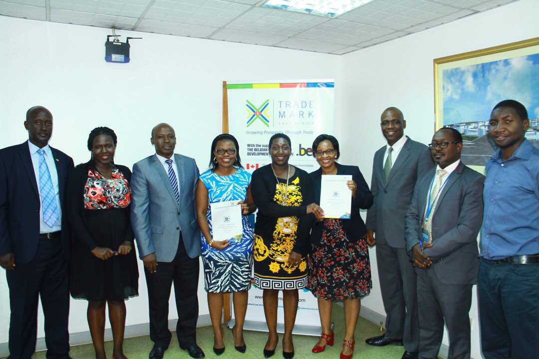 UgandaMFA's tweet photo. MoFA &amp; @TradeMarkEastA sign project Charter for provision of funding of IMS under #UeSW 1/2 https://t.co/7ySEsAV9Iw