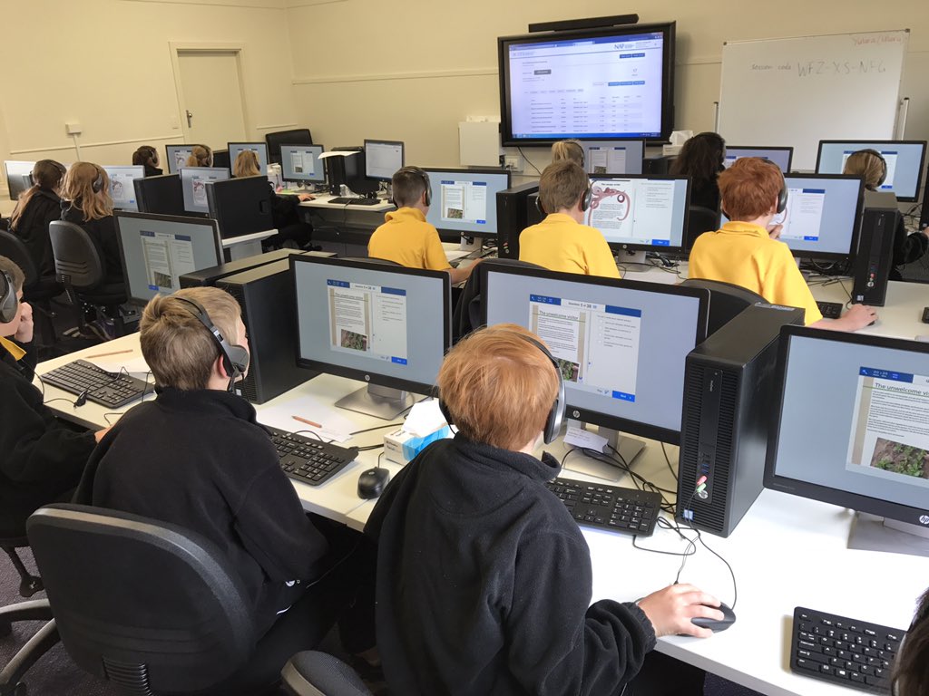 GunningPS's tweet photo. @NSWEducation Sure do. 21st century education needs 21st century testing. https://t.co/6X8QVFbchN