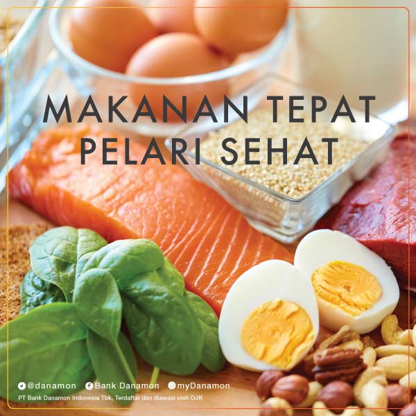 danamon's tweet photo. Nah, kalau kamu sendiri apa sih makanan yg tepat utk pelari yg biasa kamu konsumsi? #TipsDanamon #DanamonRun (3/3) https://t.co/XSGDcY1t1m