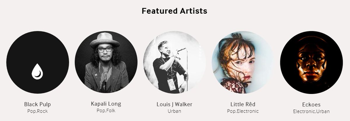 harrietjw's tweet photo. Today's featured artists: @kapalilong, @louisjwalkeruk, @little_redmusic, @iameckoes, @blackpulpband #SSDiscover https://t.co/JPSEOLXh9E