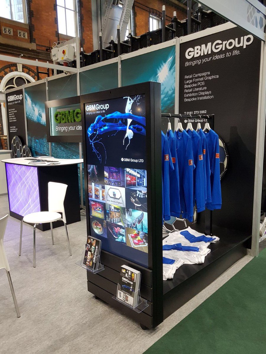 Psycho_Peacock's tweet photo. Very exciting few days at the Soccerex exhibition fantastic event. GBM the Official supplier to @Soccerex 2017. https://t.co/Nd2C9qoDiQ