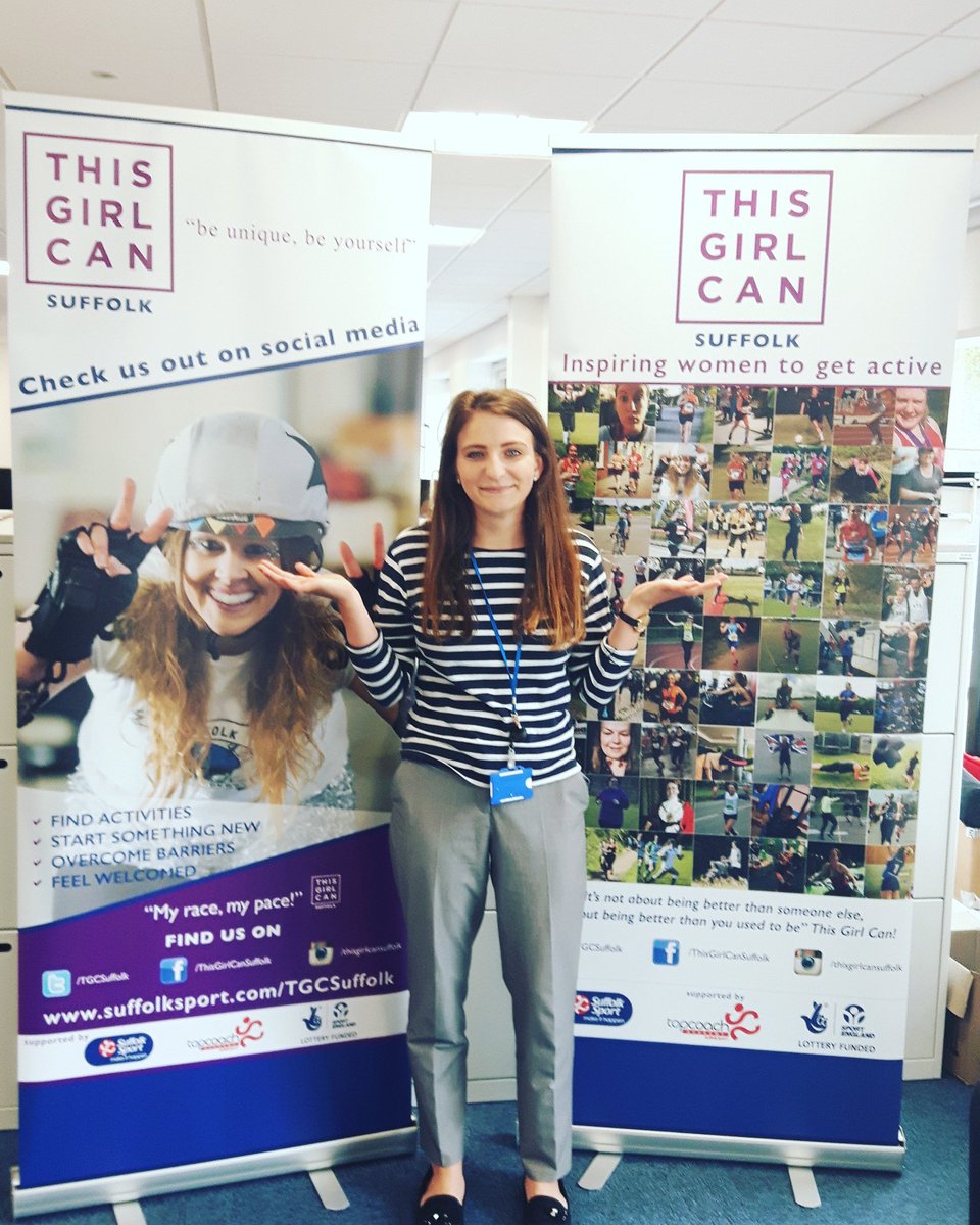 TGCSuffolk's tweet photo. Have a look out for our NEW This Girl Can Suffolk pop up banners at various events across the year 💪 #thisgirlcansuffolk https://t.co/7TXxTkepCL