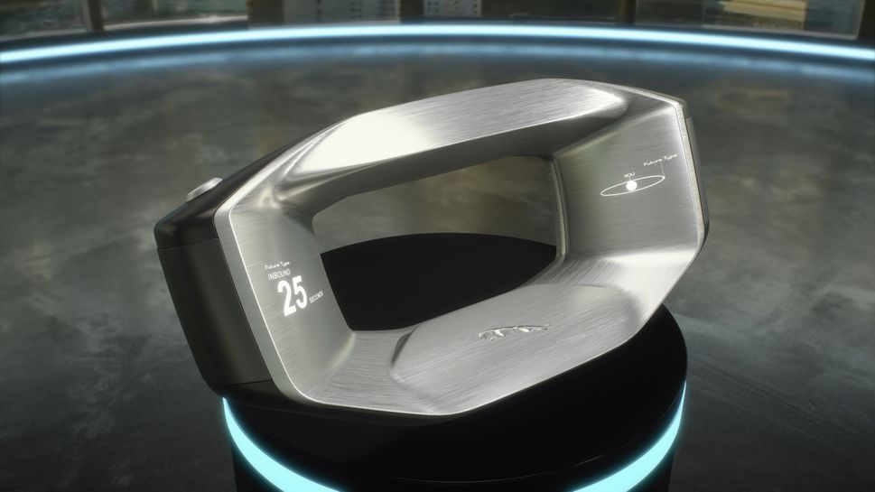 mcken's tweet image. Le volant automobile du futur selon Jaguar est portatif et à commande vocale. bit.ly/2f36sVo
