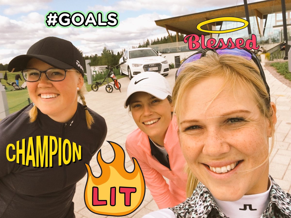 Ihana pelata näitten lahjakkaiden nuorten neitien kanssa,oppii uusia some niksejä ja pysyy suht nuorekkaana😜😎 <a href="/TapiolaGolf/">Tapiola Golf</a> <a href="/SPGA72/">Selanne & Piltz Golf</a> 🏌🏼‍♀️❤️⛳️