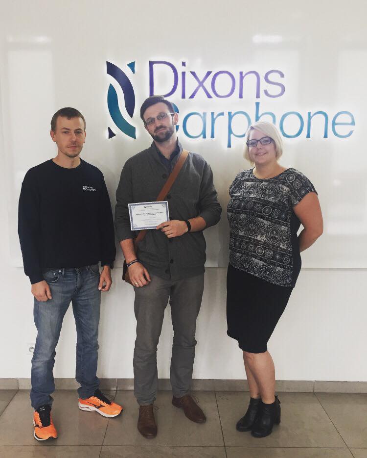 Congratulations to Ondra Chrastina the winner of SQL Server Bootcamp competition! Enjoy your prize and see you next time! :-) #goDixons
