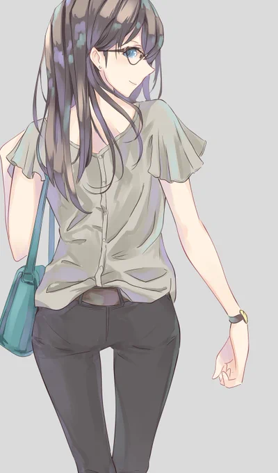 #自キャラが誰かの性癖に刺さってほしい
オフィスカジュアル好きって人、もっといると思うんだ 