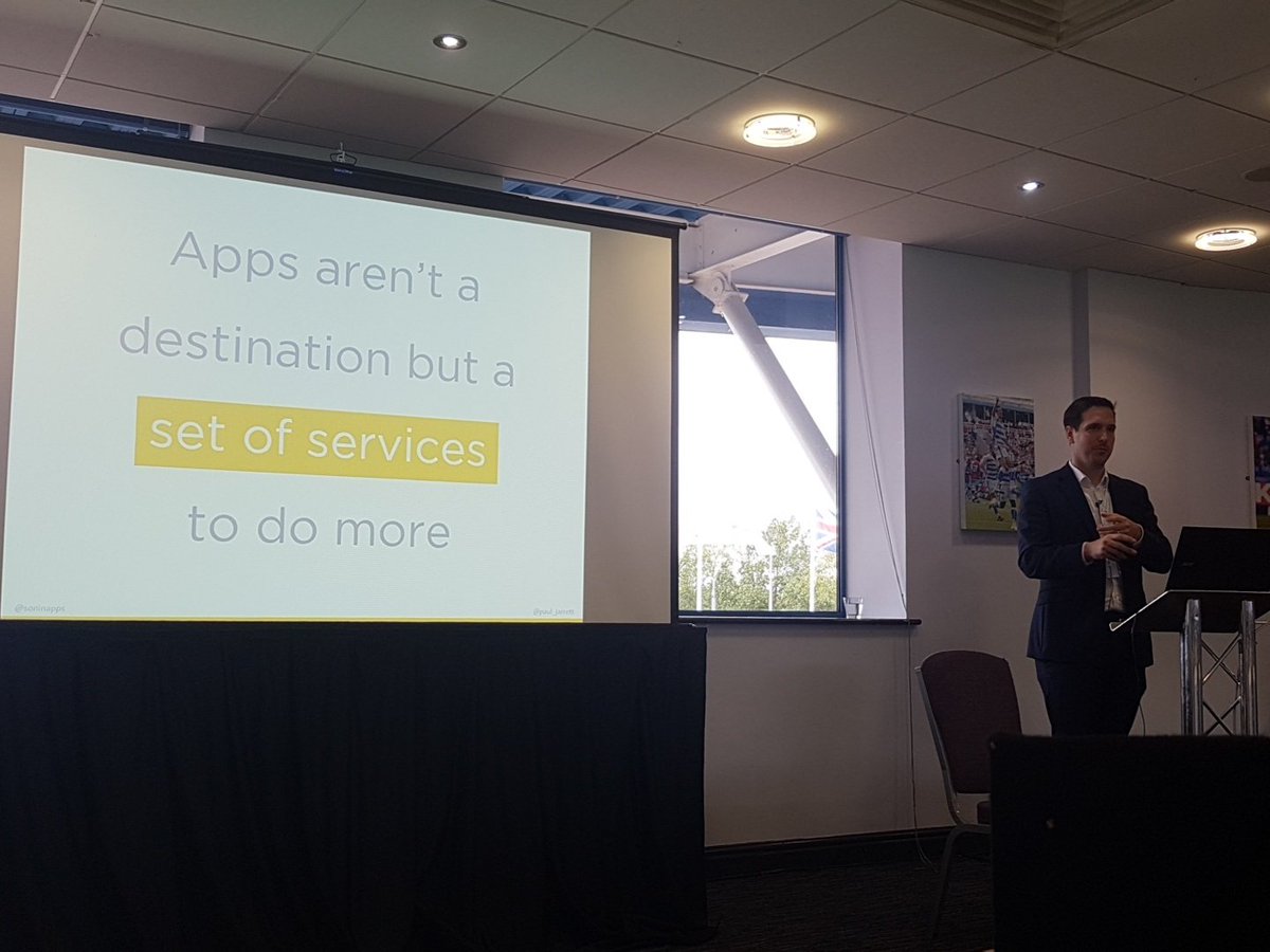 EmmaHumbey's tweet photo. The #postappera ... apps are no longer a destination but a facilitator to do more
#ExecLN @paul_jarrett @soninapps https://t.co/tilrpcvMD3