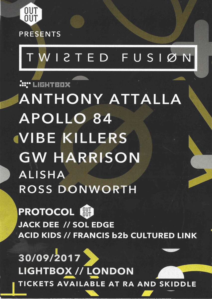 30 Sept <a href="/twistedfusion15/">Twisted Fusion</a> <a href="/apollo84music/">Apollo 84</a> <a href="/AnthonyAttalla/">Anthony Attalla</a> <a href="/RossDonworth/">Ross Donworth</a> <a href="/JackDeeOutOut/">Jack Dee OutOut</a> <a href="/sol_edge/">Sol Edge #Dazed</a> @CulturedLink +more 😍😎😍😎