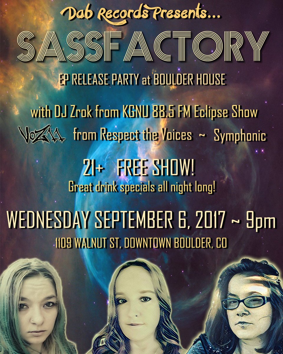 VOZ_11's tweet photo. Tonight at the Boulder House in downtown Boulder, Co! https://t.co/VAKD7YfDxU