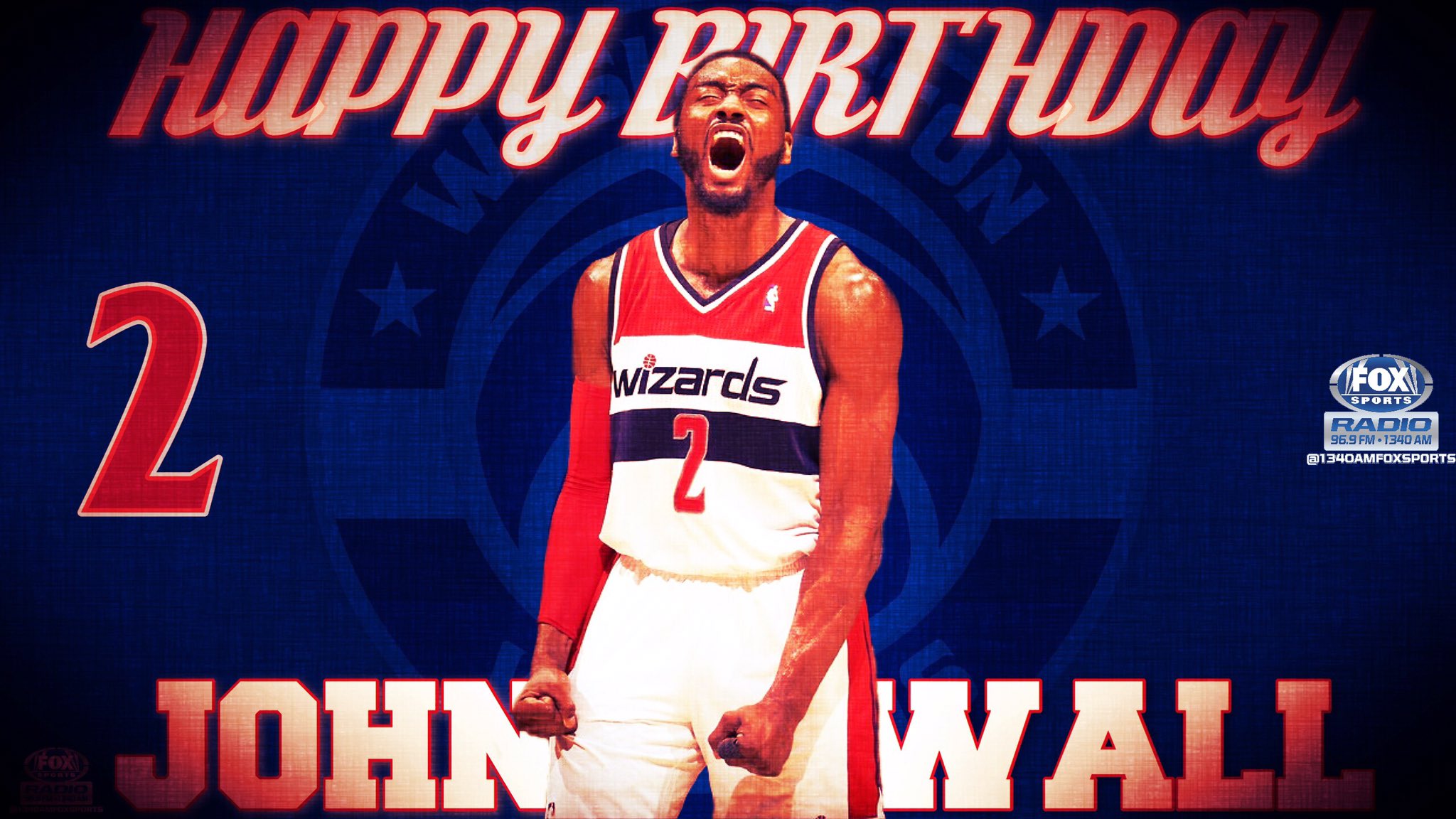 Happy Birthday to D.C.\s PG John Wall!!!!!  