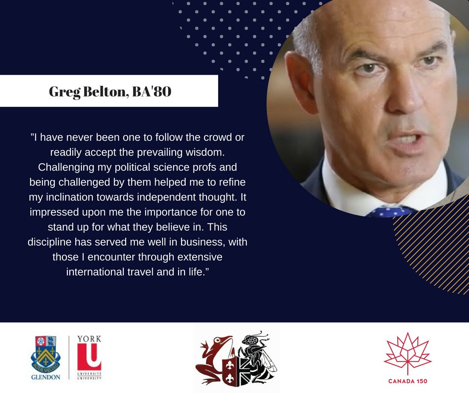 GlendonAlumni's tweet image. #GLAlumni Greg Belton @HUBInsurance sera @GlendonCampus le 23 septembre pour la conf #GLCanada150. goo.gl/ChxDE6
@YorkUAlumni