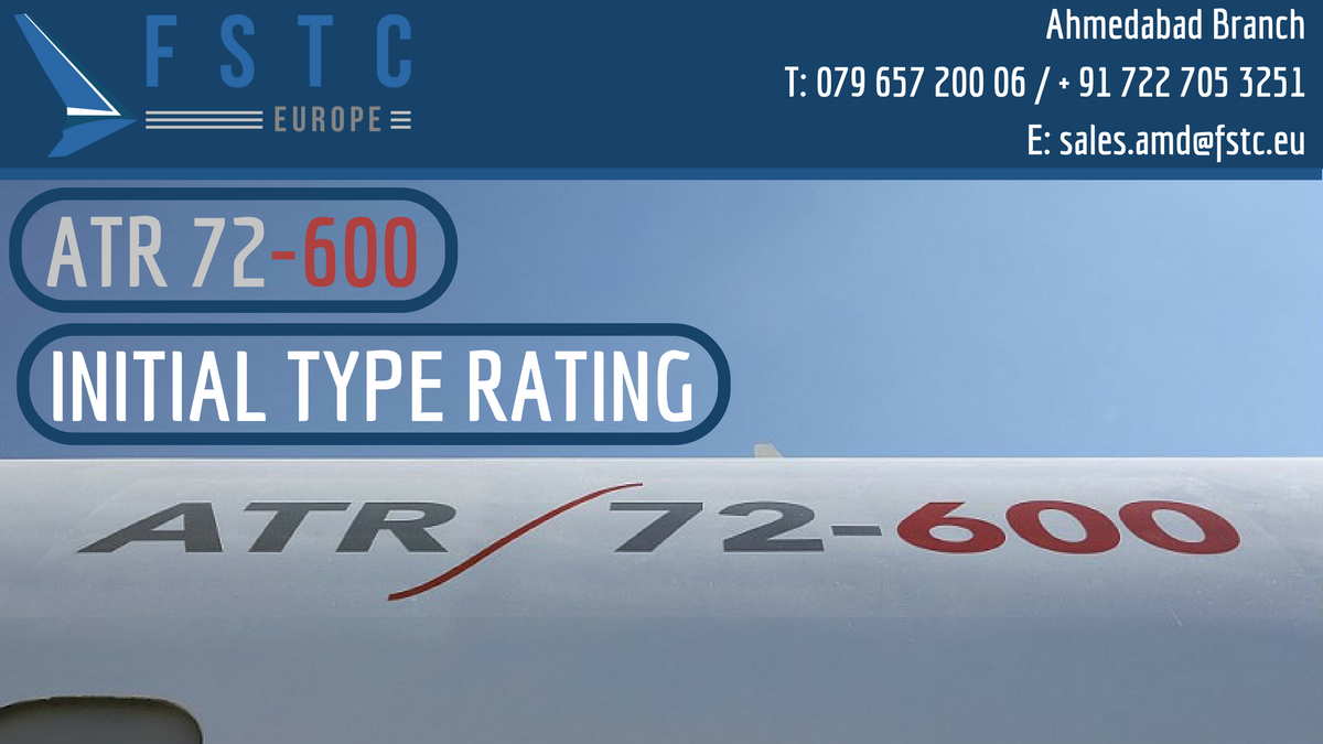 Join now one of the most popular #TypeRating courses at FSTC Europe.  #ATR72 -600 Initial Type Rating for Indian license holders. #pilots