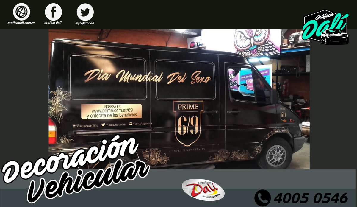 Listos para el #DiaInternacionalDelSexo, Entregada la camioneta para promocion en la via publica de Prime ! 😀
#plotealoengraficadali