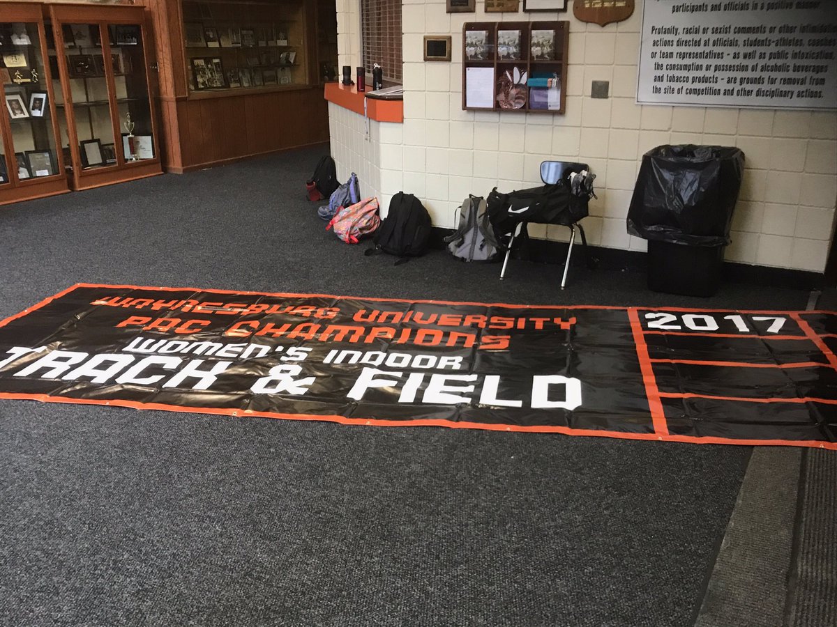 Indoor track championship banner ✔️